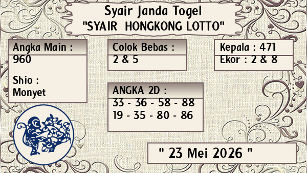 Prediksi Hongkong Lotto