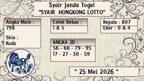 Prediksi Hongkong Lotto