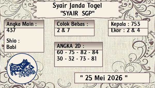 Prediksi SGP