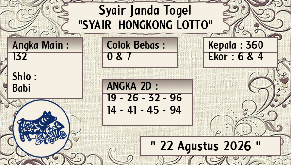 Prediksi Hongkong Lotto
