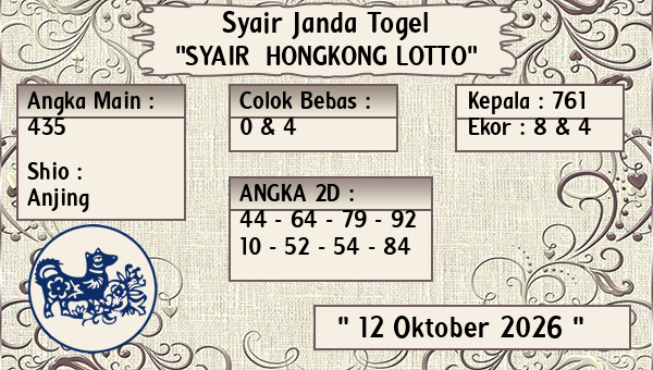 Prediksi Hongkong Lotto